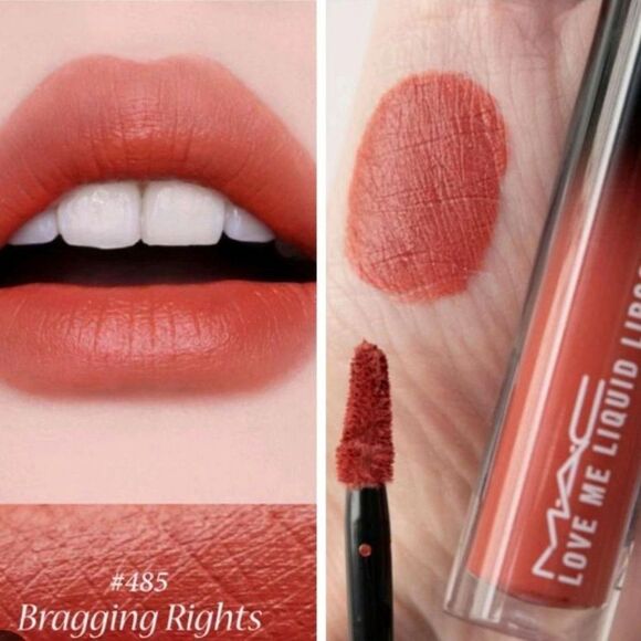 MAC Love Me Liquid Lipstick in Bragging Rights - Picture 3 of 15